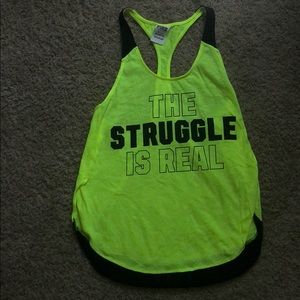 PINK athletic neon tank top
